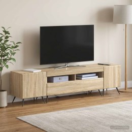 VidaXL 5-częściowa szafka RTV z LED dąb Sonoma Drewno inżynieryjne
