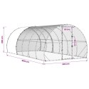VidaXL Kurnik srebrny 600 x 300 x 200 cm Stal ocynkowana