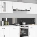 VidaXL Panel kuchenny 2 szt. Ciemnoszary 110 x 40 cm szkło hartowane