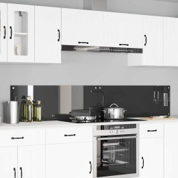 VidaXL Panel kuchenny 2 szt. Ciemnoszary 110 x 40 cm szkło hartowane