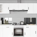 VidaXL Panel kuchenny 2 szt. Ciemnoszary 110 x 40 cm szkło hartowane