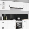 VidaXL Panel kuchenny 2 szt. Czarny 110 x 40 cm szkło hartowane