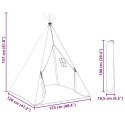 NAMIOT TIPI DLA DZIECI TORBA POLIESTER SZARY 115X115X160CM