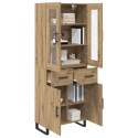 VidaXL Highboard 2 szt. Dąb rzemieślniczy 69,5 x 34 x 180 cm
