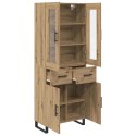 VidaXL Highboard 2 szt. Dąb rzemieślniczy 69,5 x 34 x 180 cm
