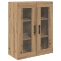VidaXL Highboard 2 szt. Dąb rzemieślniczy 69,5 x 34 x 180 cm
