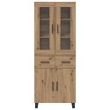 VidaXL Highboard 2 szt. Dąb rzemieślniczy 69,5 x 34 x 180 cm