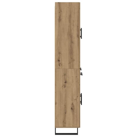 VidaXL Highboard 2 szt. Dąb rzemieślniczy 69,5 x 34 x 180 cm