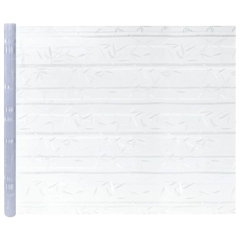 VidaXL Statyczna folia okienna Wzór bambusa 60 x 500 cm PVC
