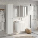 VidaXL Zestaw Szafek Łazienkowych 5 szt. Biały Drewno inżynieryjne