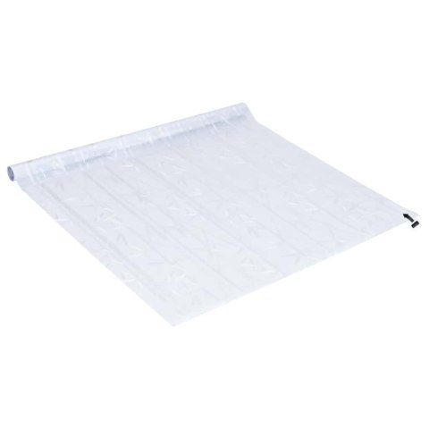 VidaXL Statyczna folia okienna Wzór bambusa 90 x 500 cm PVC