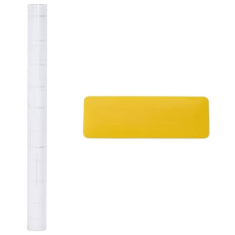 VidaXL Statyczna folia okienna Wzór gwiazdy 90 x 500 cm PVC