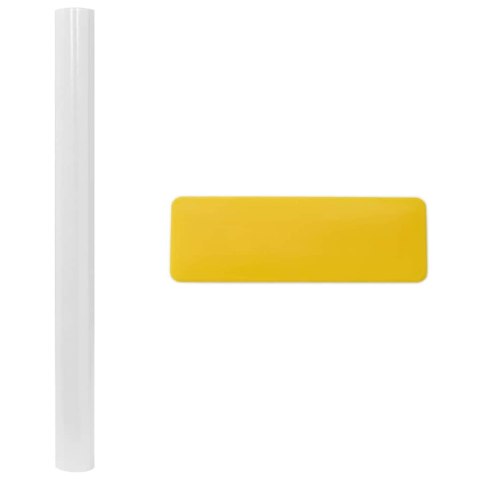 VidaXL Statyczna folia okienna Wzór żaluzji 60 x 500 cm PVC