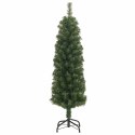 VidaXL Sztuczna choinka z podstawą Zielony 150 cm PVC, stal i plastik