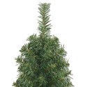 VidaXL Sztuczna choinka z podstawą Zielony 150 cm PVC, stal i plastik