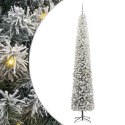 VidaXL Sztuczna choinka z podstawą Zielony 270 cm PVC, stal i plastik