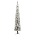 VidaXL Sztuczna choinka z podstawą Zielony 270 cm PVC, stal i plastik