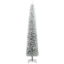 VidaXL Sztuczna choinka z podstawą Zielony 270 cm PVC, stal i plastik