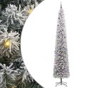 VidaXL Sztuczna choinka z podstawą Zielony 270 cm PVC, stal i plastik