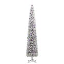 VidaXL Sztuczna choinka z podstawą Zielony 270 cm PVC, stal i plastik