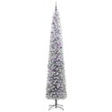 VidaXL Sztuczna choinka z podstawą Zielony 270 cm PVC, stal i plastik
