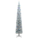 VidaXL Sztuczna choinka z podstawą Zielony 270 cm PVC, stal i plastik