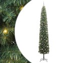 VidaXL Sztuczna choinka z podstawą Zielony 300 cm PVC, stal i plastik