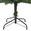 VidaXL Sztuczna choinka z podstawą Zielony 300 cm PVC, stal i plastik