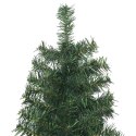 VidaXL Sztuczna choinka z podstawą Zielony 300 cm PVC, stal i plastik
