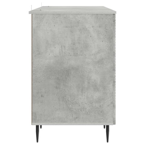 VidaXL Biurko Betonowy szary 142,5 x 50 x 75 cm Drewno inżynieryjne