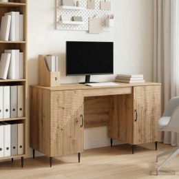 VidaXL Biurko Dąb artisan 142,5 x 50 x 75 cm Drewno inżynieryjne