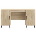VidaXL Biurko dąb Sonoma 142,5 x 50 x 75 cm Drewno inżynieryjne