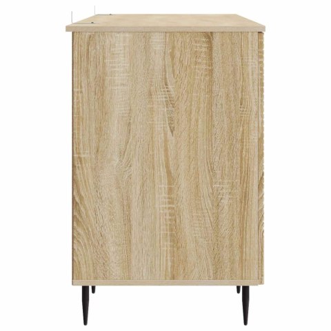 VidaXL Biurko dąb Sonoma 142,5 x 50 x 75 cm Drewno inżynieryjne