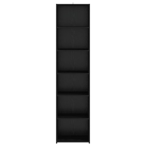 VidaXL Bufet Czarny dąb 45 x 41 x 185 cm Drewno inżynieryjne