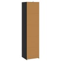VidaXL Bufet Czarny dąb 45 x 41 x 185 cm Drewno inżynieryjne