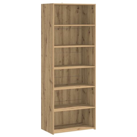 VidaXL Bufet Dąb artisan 70 x 41 x 185 cm Drewno inżynieryjne