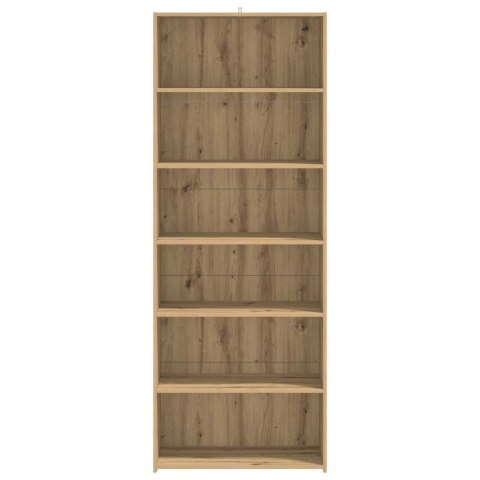 VidaXL Bufet Dąb artisan 70 x 41 x 185 cm Drewno inżynieryjne