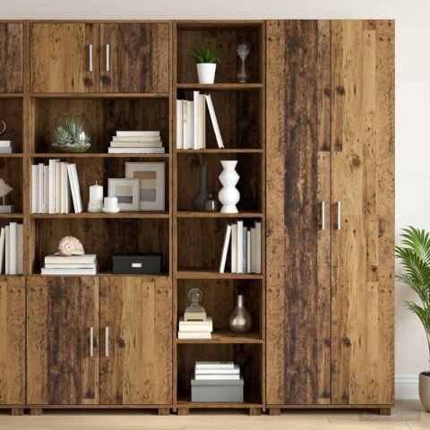 VidaXL Bufet Drewno dębowe 45 x 41 x 185 cm Drewno inżynieryjne