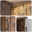 VidaXL Biurko Dąb wędzony 142,5 x 50 x 75 cm Drewno inżynieryjne