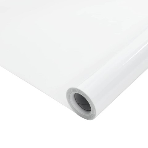 VidaXL Statyczna folia okienna Biały matowy 45 x 2000 cm PVC