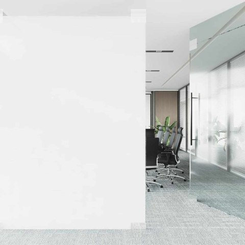 VidaXL Statyczna folia okienna Biały matowy 45 x 500 cm PVC