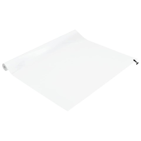 VidaXL Statyczna folia okienna Biały matowy 45 x 500 cm PVC