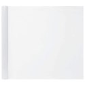 VidaXL Statyczna folia okienna Biały matowy 45 x 500 cm PVC