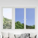 VidaXL Statyczna refleksyjna folia okienna solarna srebrny PVC
