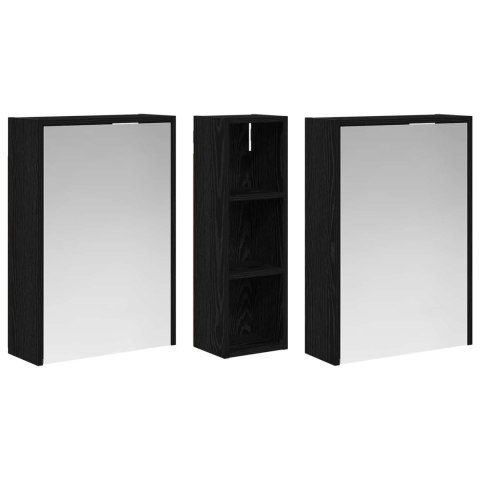 VidaXL Zestaw Szafek Łazienkowych 3 szt. 106 x 16 x 62,5 cm