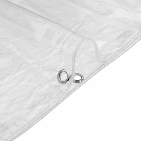 VidaXL Osłona na rośliny przezroczysty 8 x 8 m PVC