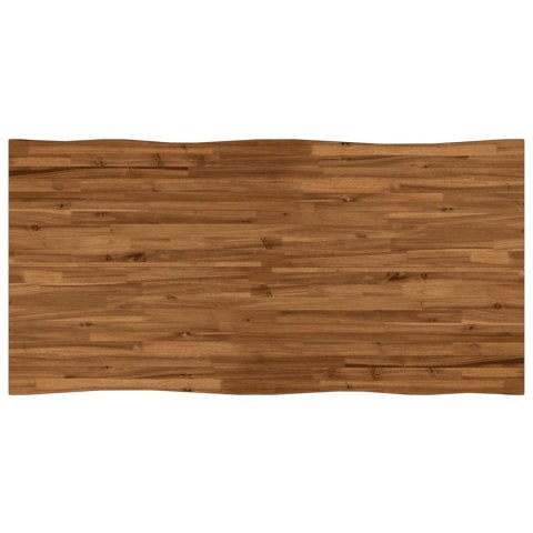 VidaXL Stół jadalny z naturalną krawędzią 160 x 70 x 75 cm naturalny
