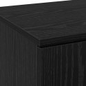 VidaXL Wysoka szafa 80 x 35 x 180 cm Drewno inżynieryjne Czarny dąb