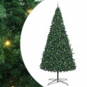 CHOINKA Z DEKORACYJNYMI ŚWIATŁAMI STRUNOWYMI ZIELONY 400 CM PVC