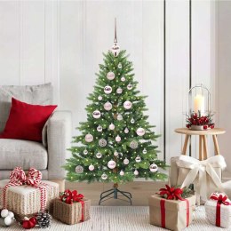 VidaXL Sztuczna choinka z 150 diodami LED Zielony 120 cm PE i PVC